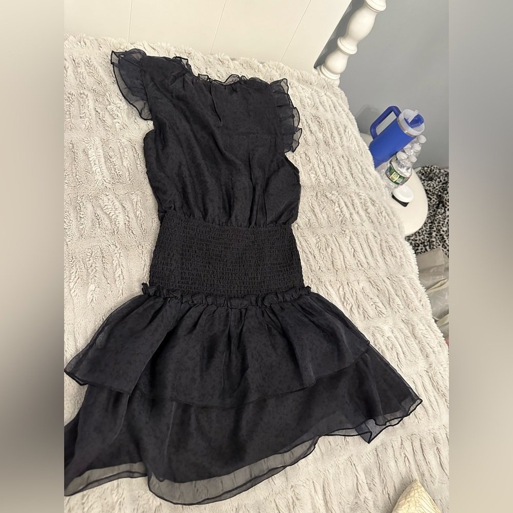 Black Ruffle Dress